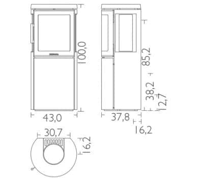 HWAM 2630 kevyttakka - Image 2